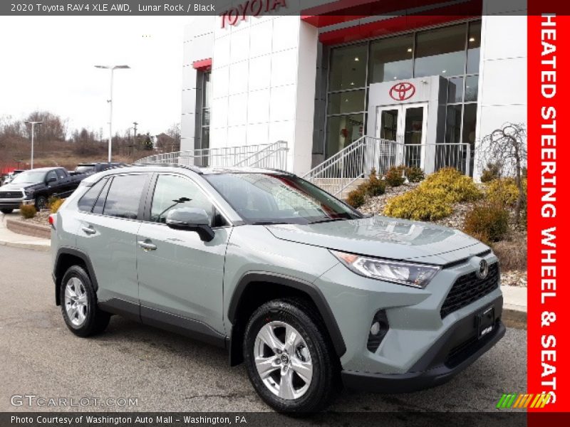 Lunar Rock / Black 2020 Toyota RAV4 XLE AWD