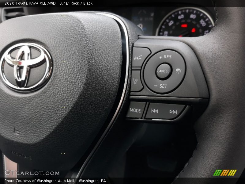 Lunar Rock / Black 2020 Toyota RAV4 XLE AWD