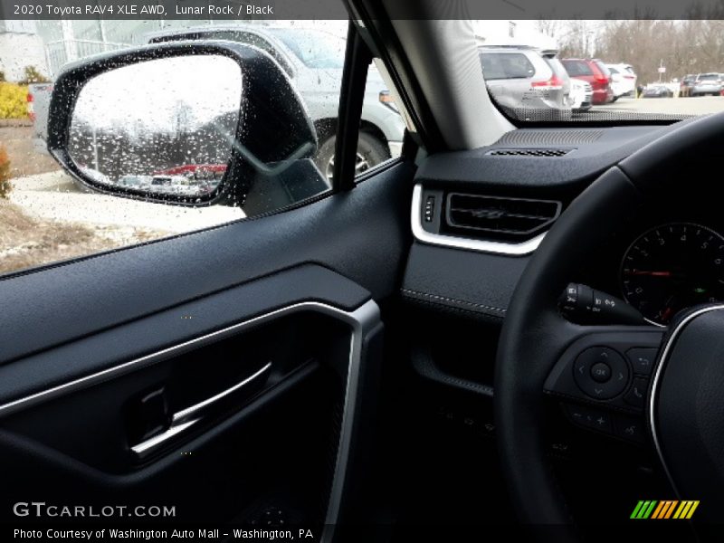Lunar Rock / Black 2020 Toyota RAV4 XLE AWD