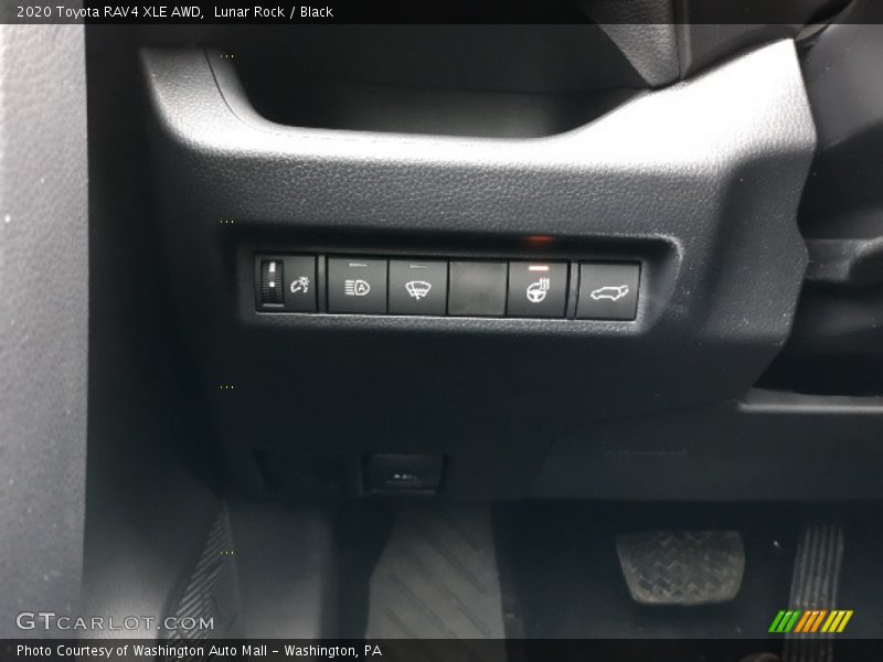 Lunar Rock / Black 2020 Toyota RAV4 XLE AWD
