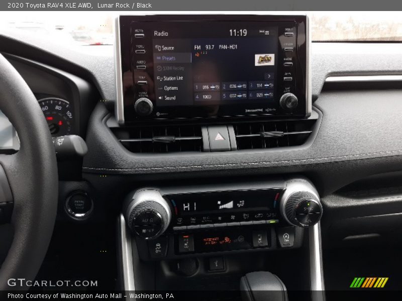 Lunar Rock / Black 2020 Toyota RAV4 XLE AWD