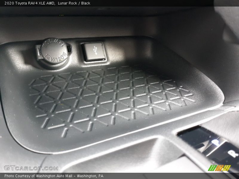Lunar Rock / Black 2020 Toyota RAV4 XLE AWD
