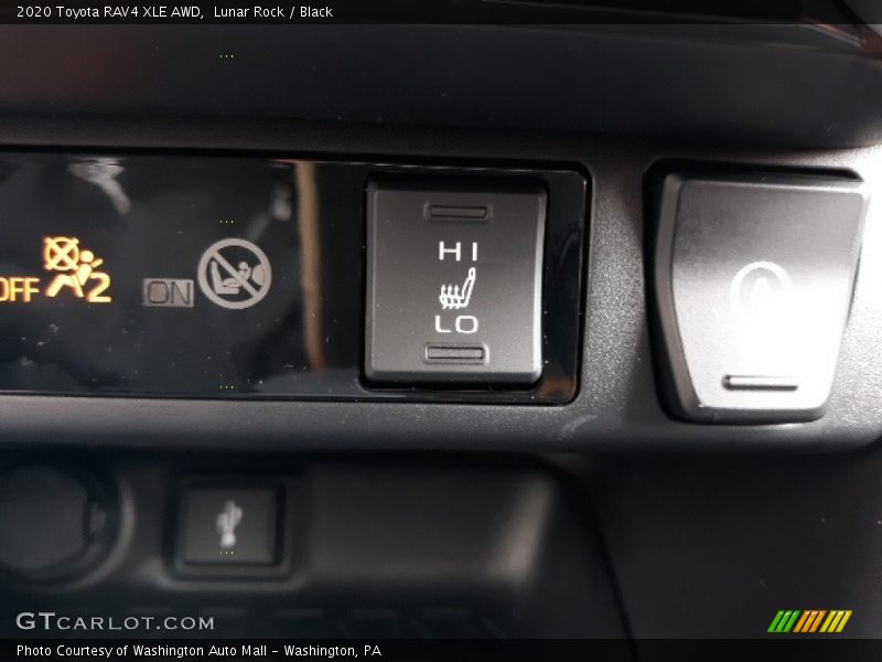 Lunar Rock / Black 2020 Toyota RAV4 XLE AWD