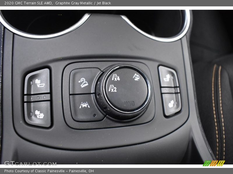 Graphite Gray Metallic / Jet Black 2020 GMC Terrain SLE AWD