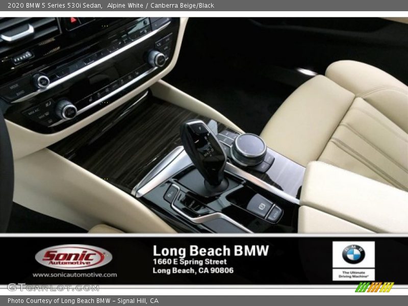 Alpine White / Canberra Beige/Black 2020 BMW 5 Series 530i Sedan