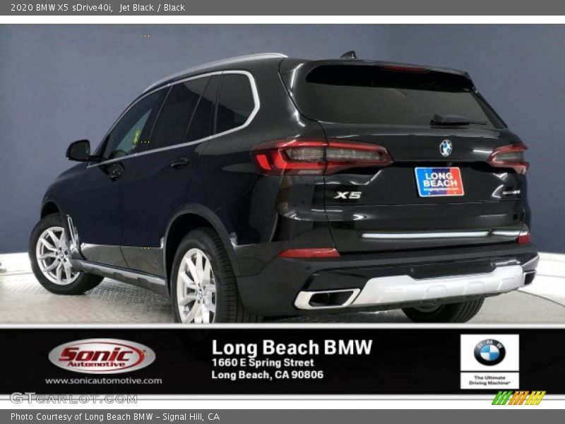 Jet Black / Black 2020 BMW X5 sDrive40i