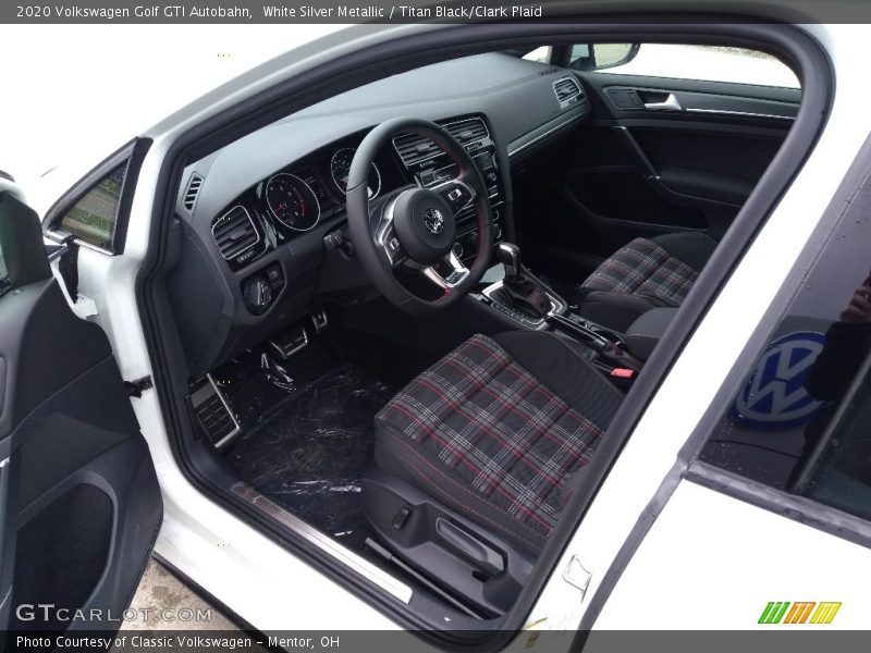  2020 Golf GTI Autobahn Titan Black/Clark Plaid Interior