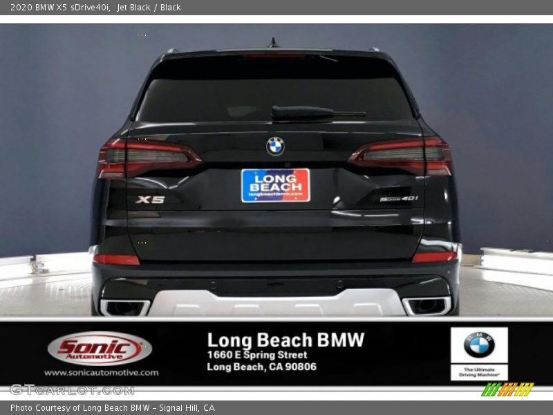 Jet Black / Black 2020 BMW X5 sDrive40i
