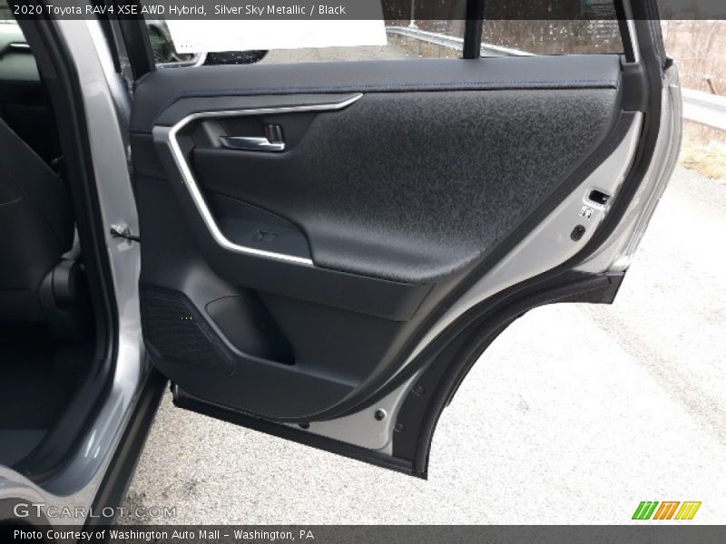 Silver Sky Metallic / Black 2020 Toyota RAV4 XSE AWD Hybrid