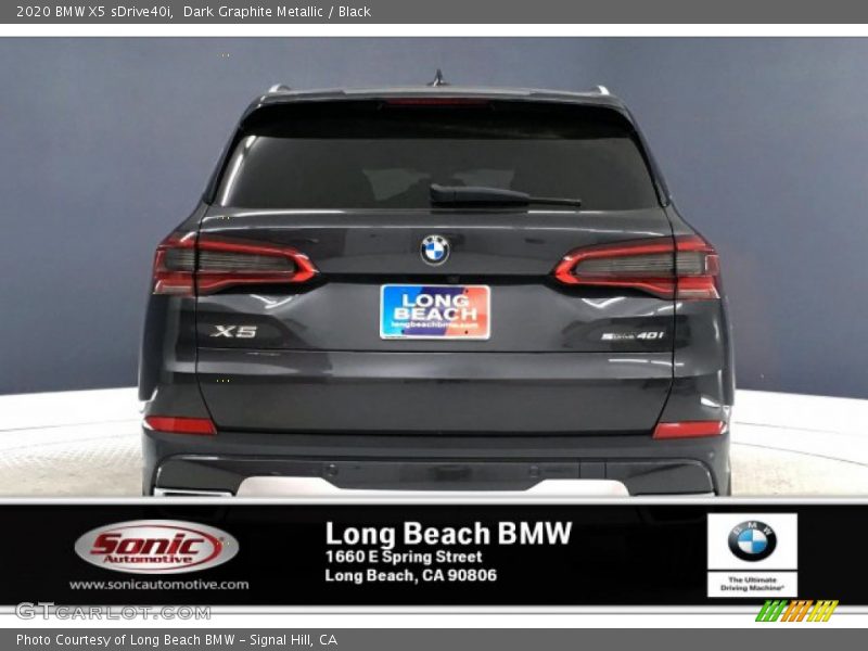 Dark Graphite Metallic / Black 2020 BMW X5 sDrive40i