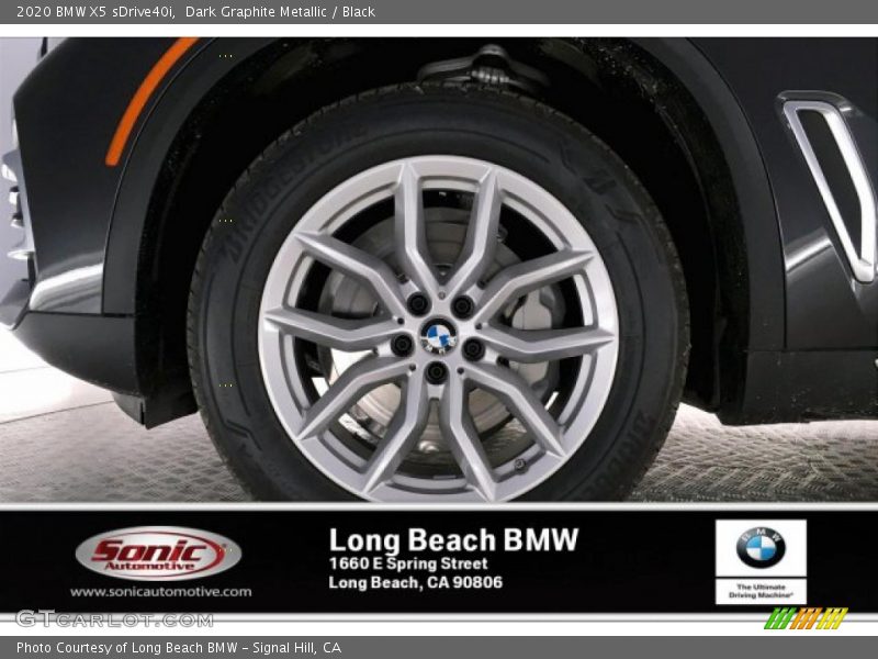 Dark Graphite Metallic / Black 2020 BMW X5 sDrive40i