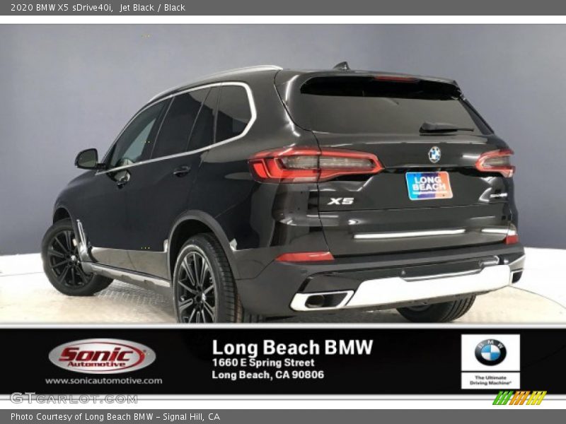 Jet Black / Black 2020 BMW X5 sDrive40i