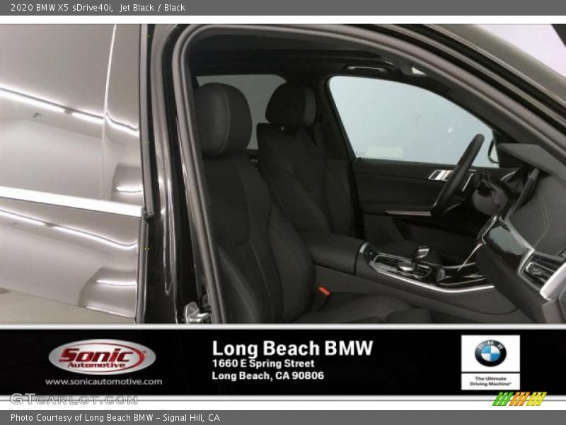 Jet Black / Black 2020 BMW X5 sDrive40i