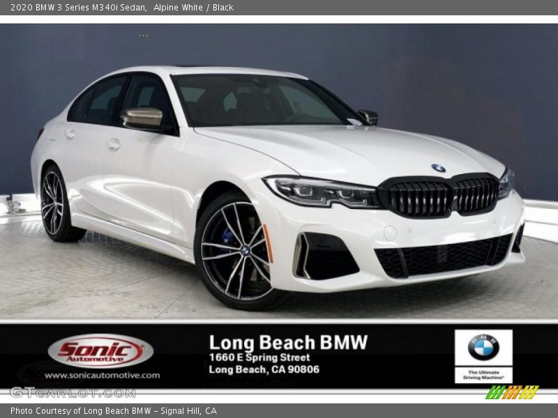 Alpine White / Black 2020 BMW 3 Series M340i Sedan