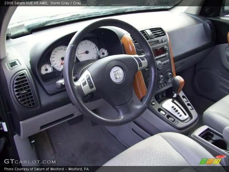 Storm Gray / Gray 2006 Saturn VUE V6 AWD