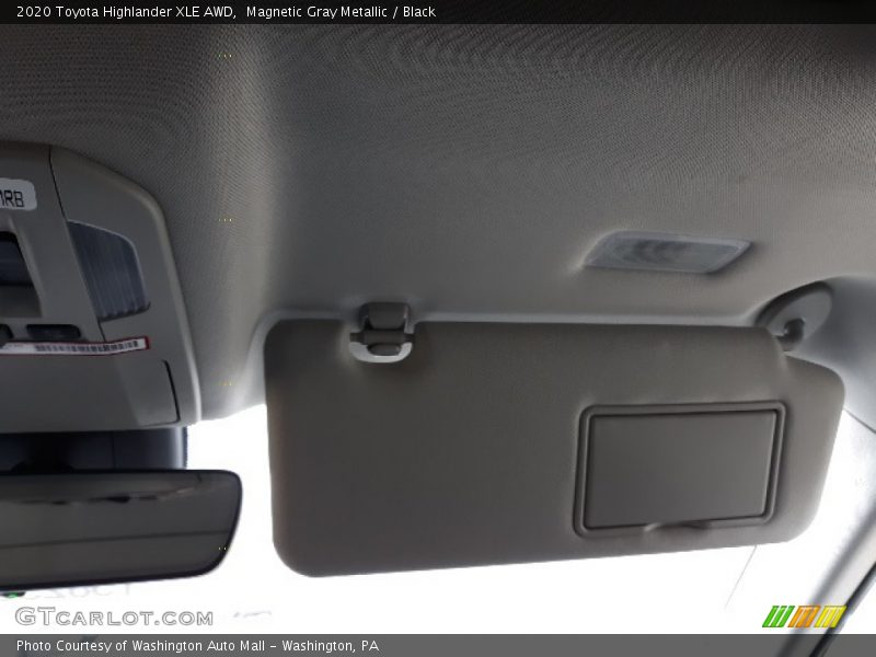 Magnetic Gray Metallic / Black 2020 Toyota Highlander XLE AWD