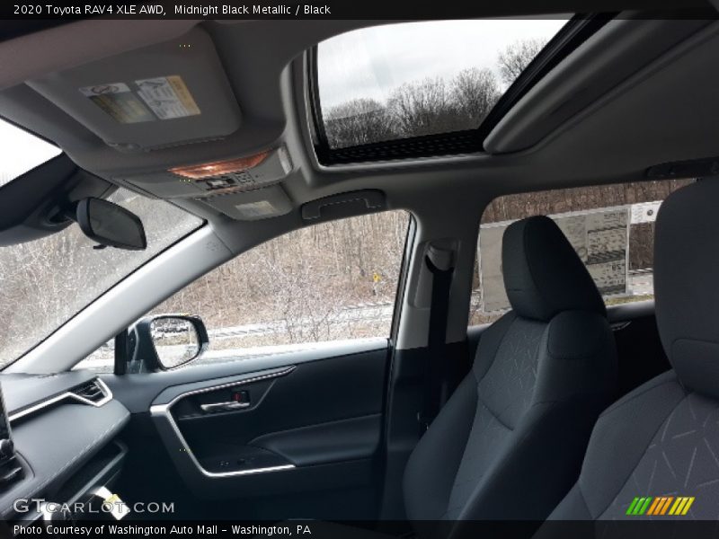 Midnight Black Metallic / Black 2020 Toyota RAV4 XLE AWD