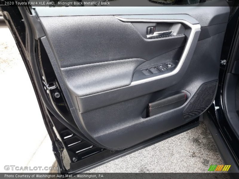 Midnight Black Metallic / Black 2020 Toyota RAV4 XLE AWD