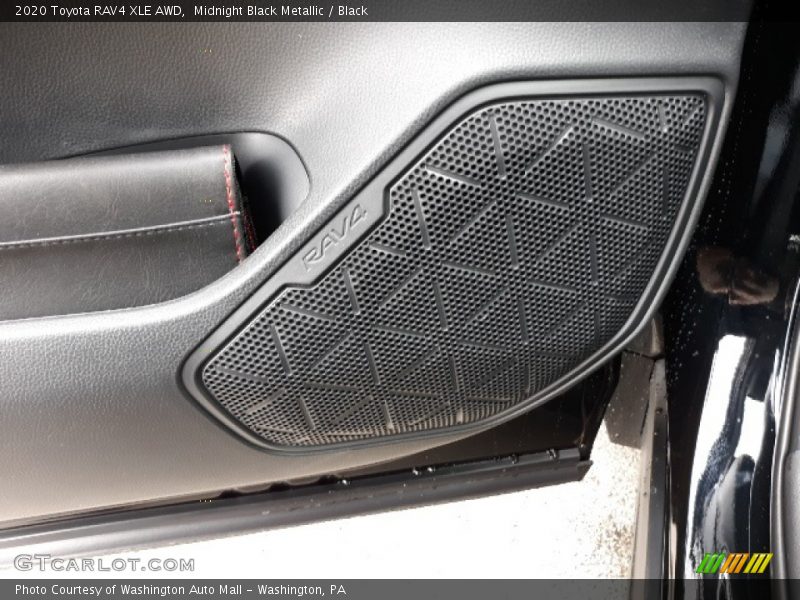 Midnight Black Metallic / Black 2020 Toyota RAV4 XLE AWD