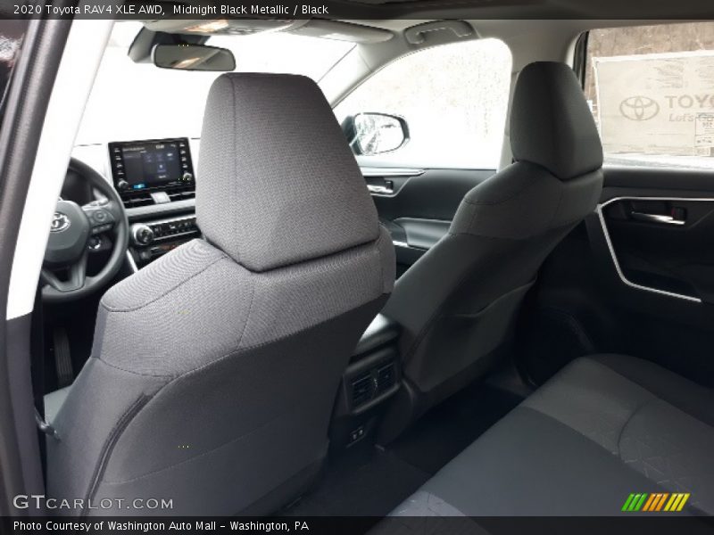 Midnight Black Metallic / Black 2020 Toyota RAV4 XLE AWD