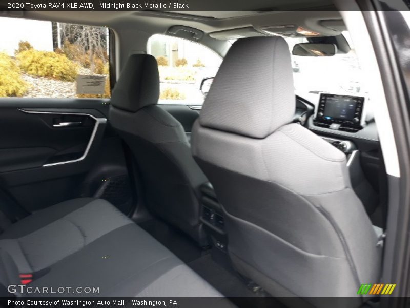 Midnight Black Metallic / Black 2020 Toyota RAV4 XLE AWD