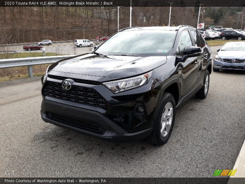 Midnight Black Metallic / Black 2020 Toyota RAV4 XLE AWD