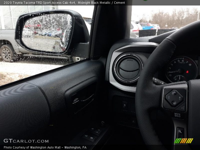 Midnight Black Metallic / Cement 2020 Toyota Tacoma TRD Sport Access Cab 4x4
