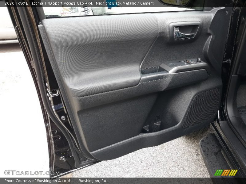 Midnight Black Metallic / Cement 2020 Toyota Tacoma TRD Sport Access Cab 4x4
