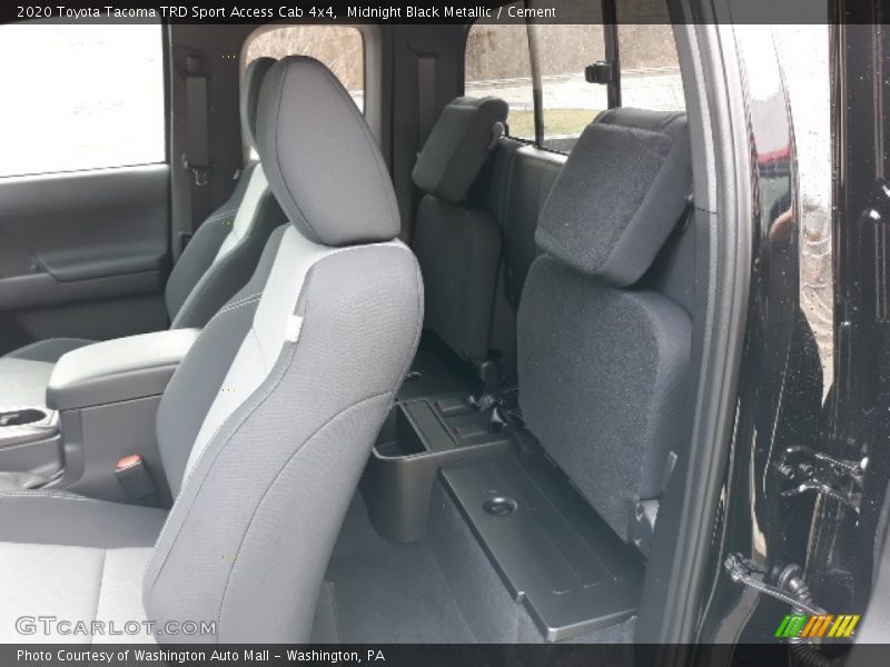 Midnight Black Metallic / Cement 2020 Toyota Tacoma TRD Sport Access Cab 4x4