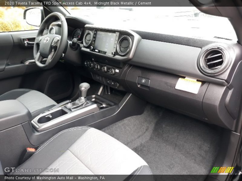 Midnight Black Metallic / Cement 2020 Toyota Tacoma TRD Sport Access Cab 4x4