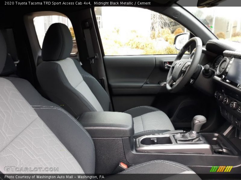 Midnight Black Metallic / Cement 2020 Toyota Tacoma TRD Sport Access Cab 4x4