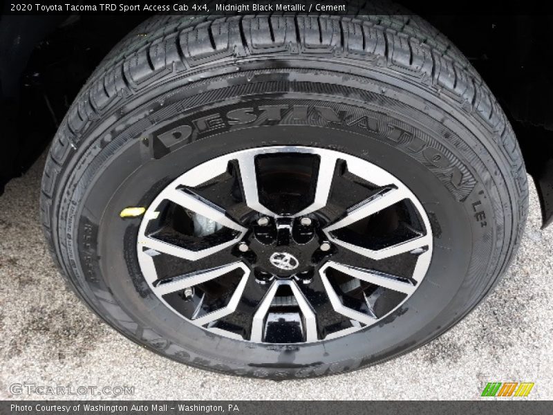 Midnight Black Metallic / Cement 2020 Toyota Tacoma TRD Sport Access Cab 4x4