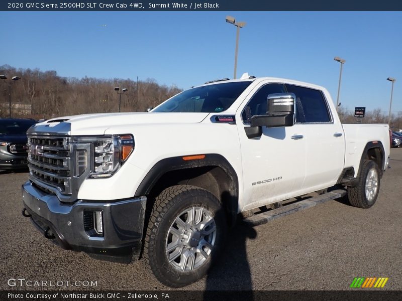 Summit White / Jet Black 2020 GMC Sierra 2500HD SLT Crew Cab 4WD