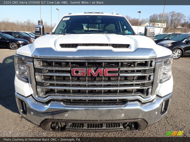 Summit White / Jet Black 2020 GMC Sierra 2500HD SLT Crew Cab 4WD