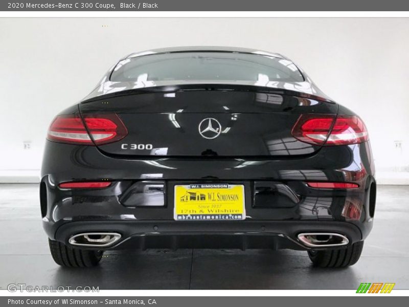 Black / Black 2020 Mercedes-Benz C 300 Coupe