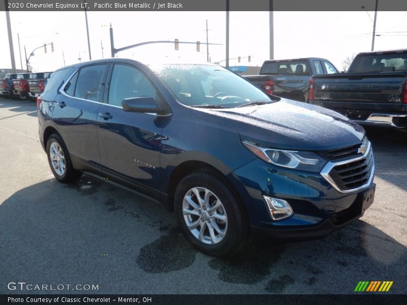 Pacific Blue Metallic / Jet Black 2020 Chevrolet Equinox LT