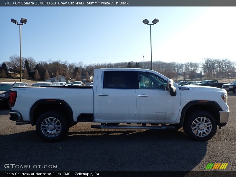 Summit White / Jet Black 2020 GMC Sierra 2500HD SLT Crew Cab 4WD