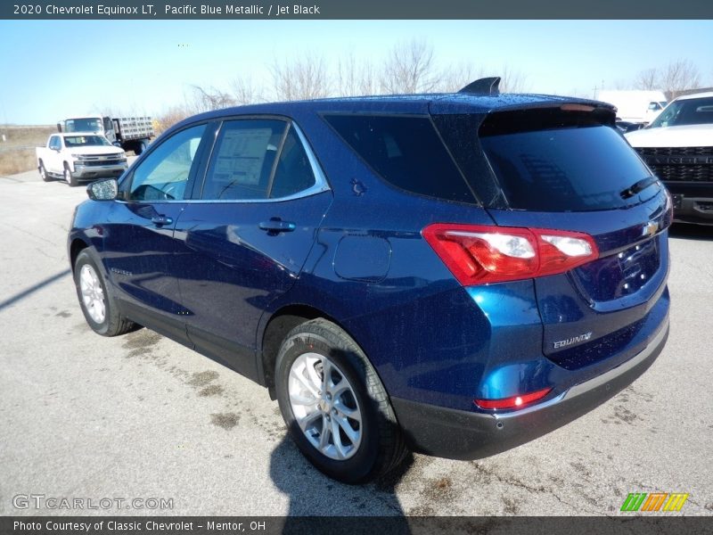 Pacific Blue Metallic / Jet Black 2020 Chevrolet Equinox LT
