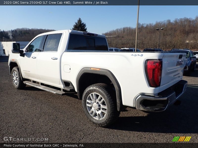 Summit White / Jet Black 2020 GMC Sierra 2500HD SLT Crew Cab 4WD