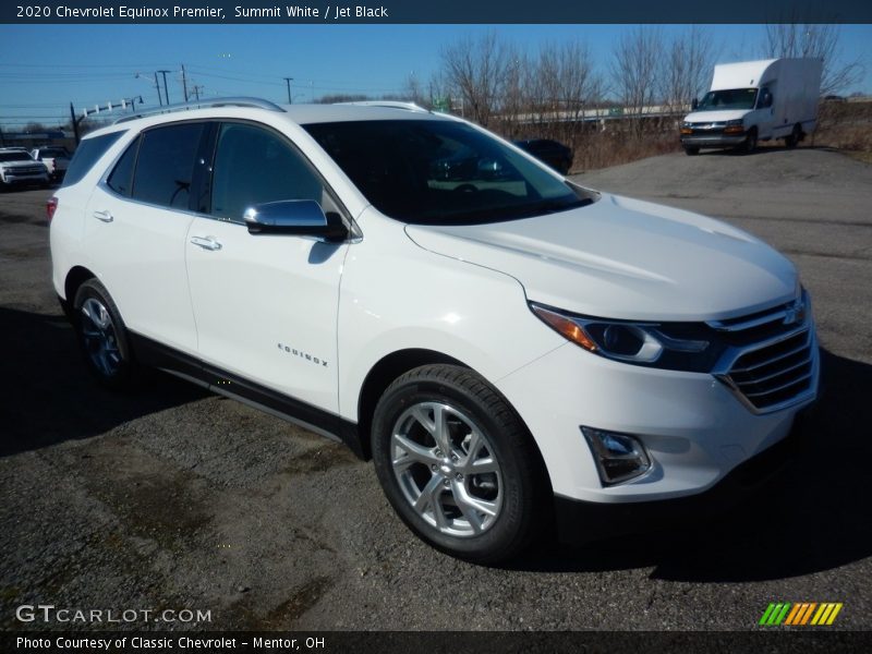 Summit White / Jet Black 2020 Chevrolet Equinox Premier