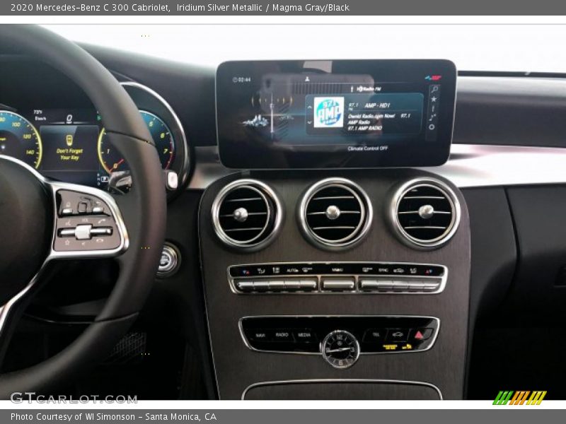 Iridium Silver Metallic / Magma Gray/Black 2020 Mercedes-Benz C 300 Cabriolet
