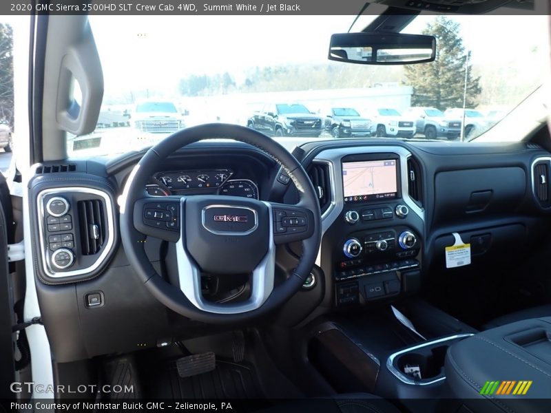 Summit White / Jet Black 2020 GMC Sierra 2500HD SLT Crew Cab 4WD