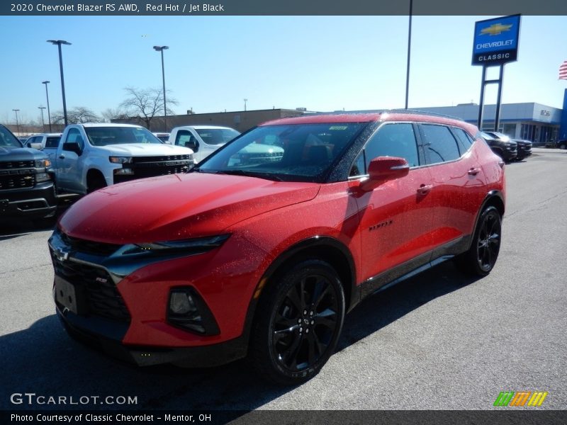 Red Hot / Jet Black 2020 Chevrolet Blazer RS AWD