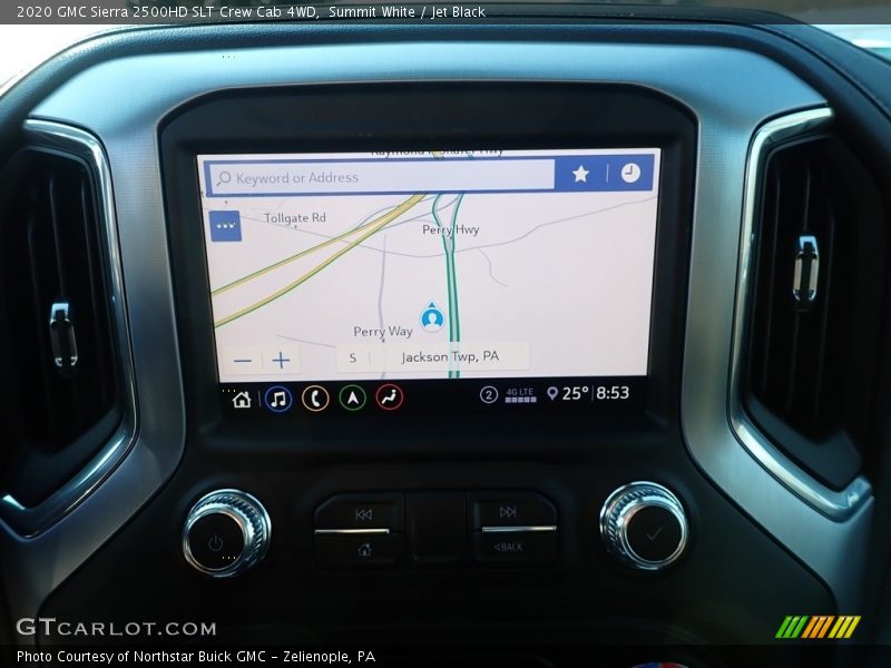 Summit White / Jet Black 2020 GMC Sierra 2500HD SLT Crew Cab 4WD
