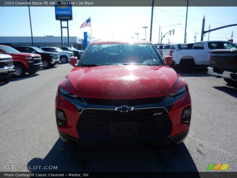 Red Hot / Jet Black 2020 Chevrolet Blazer RS AWD