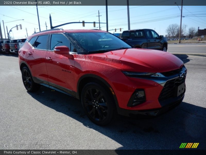 Red Hot / Jet Black 2020 Chevrolet Blazer RS AWD
