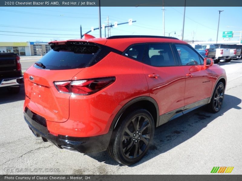 Red Hot / Jet Black 2020 Chevrolet Blazer RS AWD