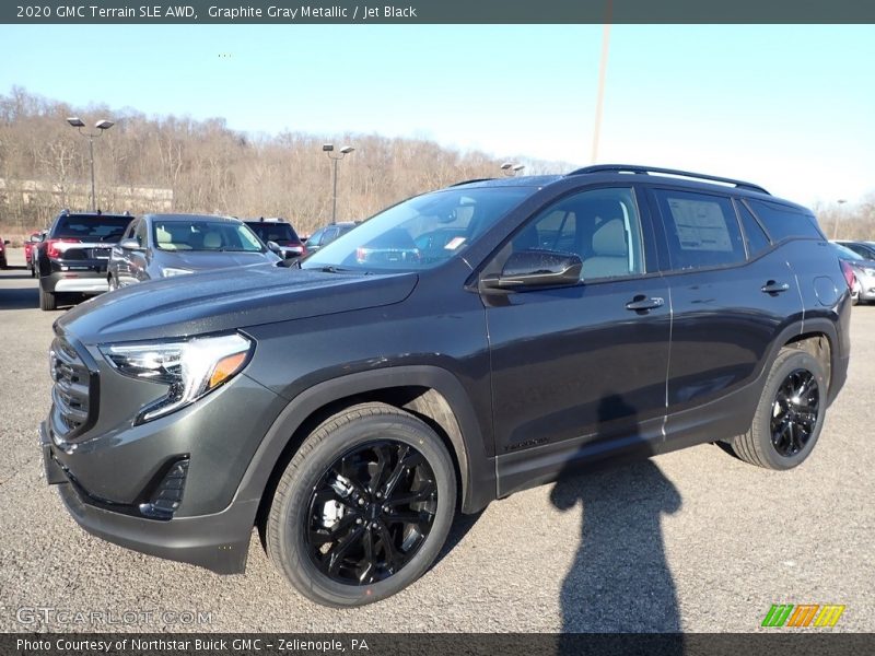 Graphite Gray Metallic / Jet Black 2020 GMC Terrain SLE AWD