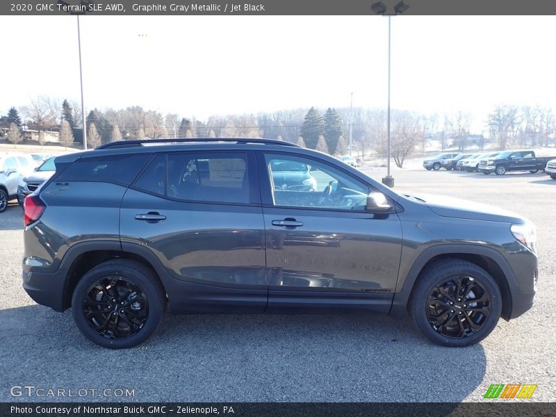 Graphite Gray Metallic / Jet Black 2020 GMC Terrain SLE AWD