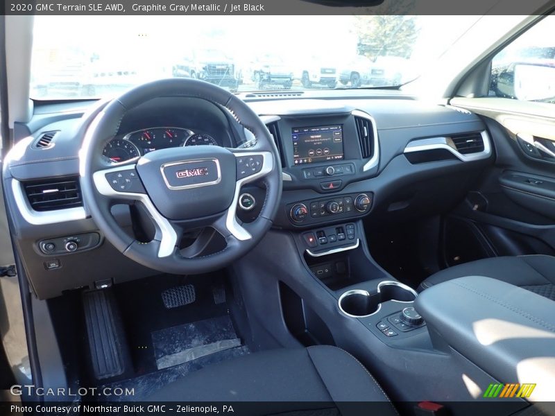 Graphite Gray Metallic / Jet Black 2020 GMC Terrain SLE AWD